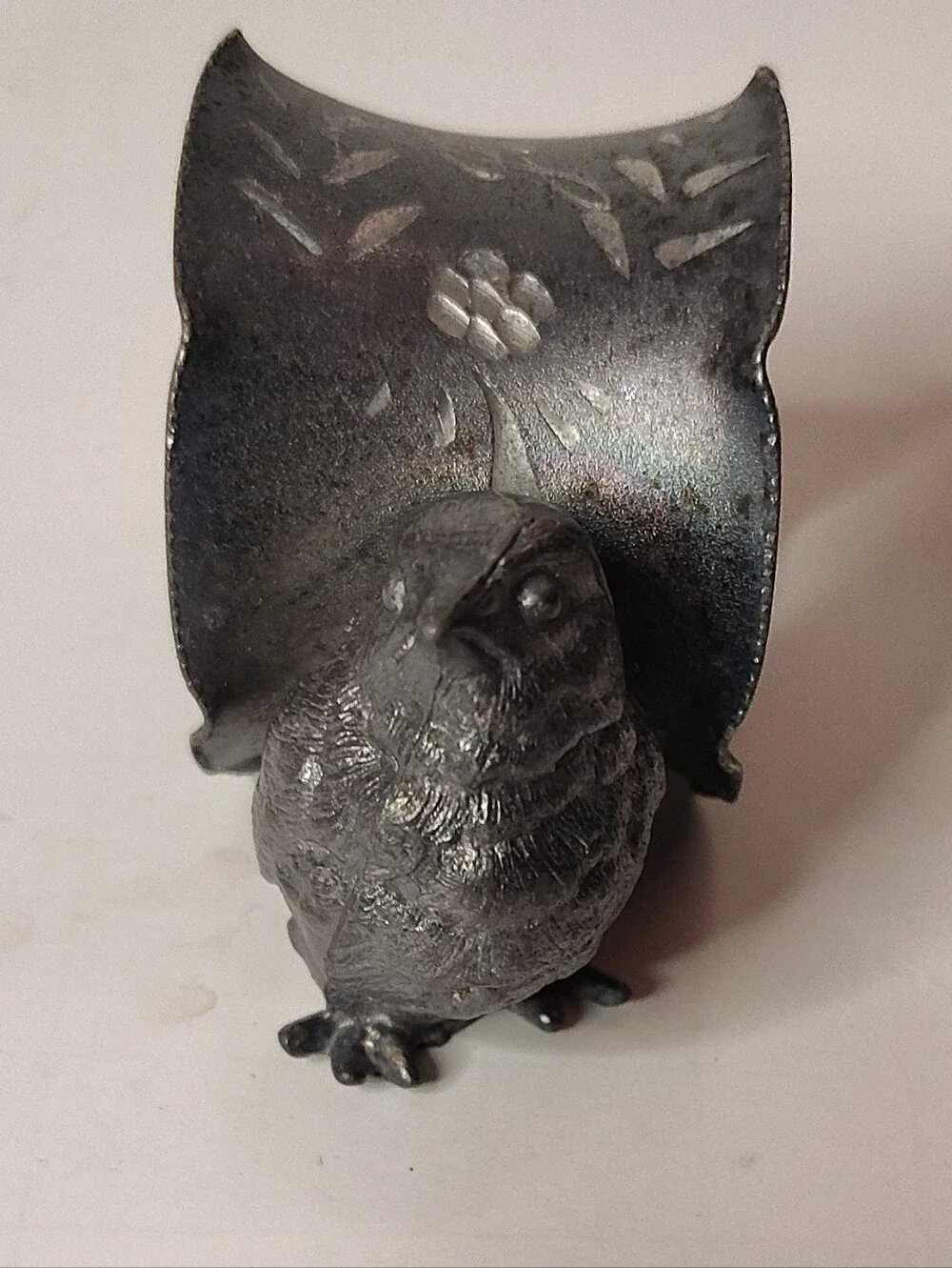 Silverplate Napkin Ring Baby Chick Engraved Jack